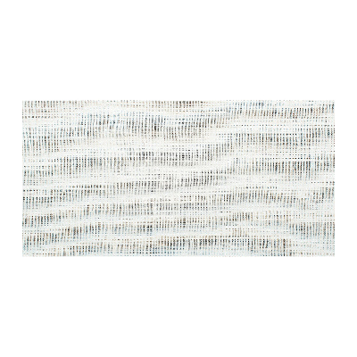 Quadro in verde Tela di lino bianca