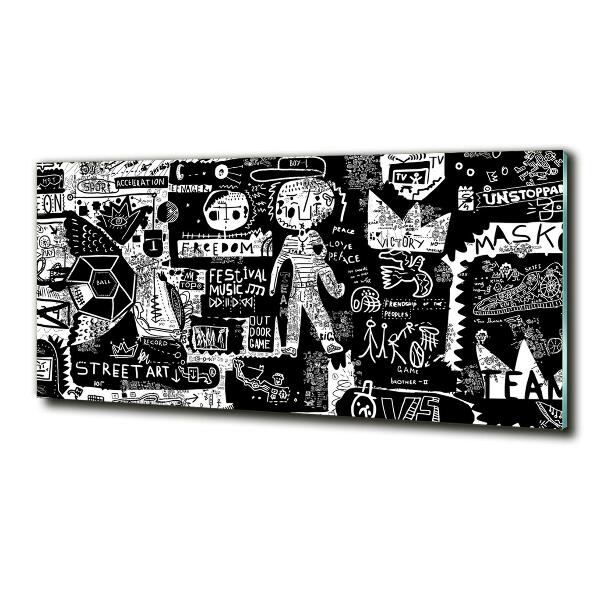 Quadro in verde Graffiti