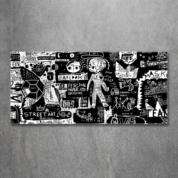 Quadro in verde Graffiti