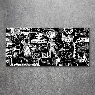 Quadro in verde Graffiti