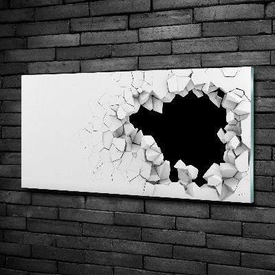 Quadro vetro Buchi nel muro