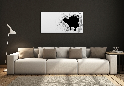 Quadro vetro Buchi nel muro