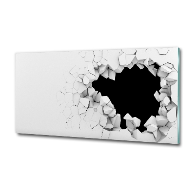 Quadro vetro Buchi nel muro