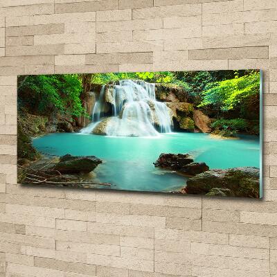 Quadro in verde Cascata