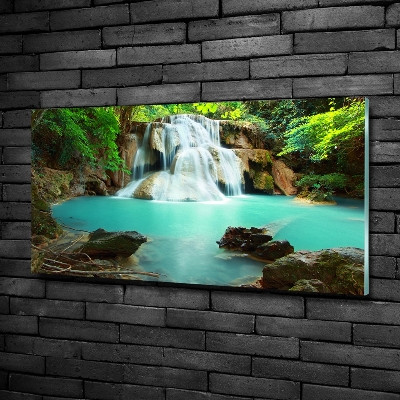 Quadro in verde Cascata