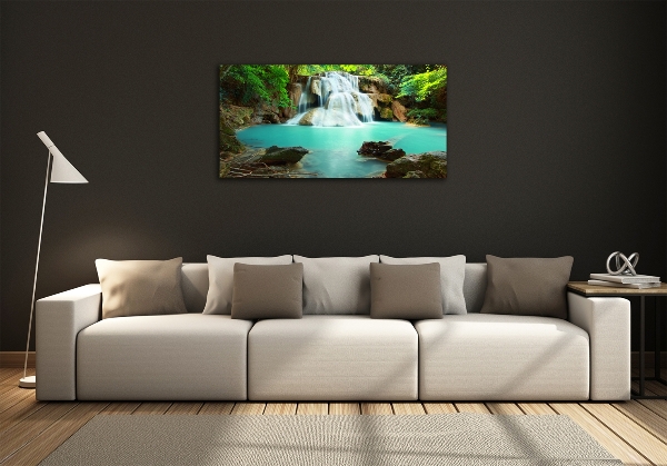 Quadro in verde Cascata