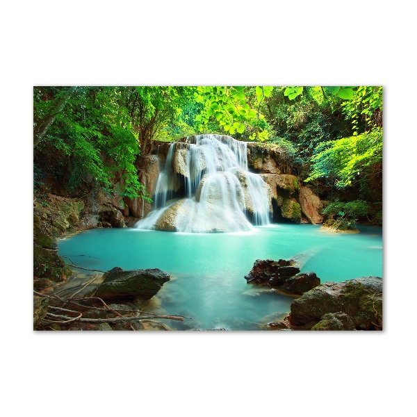 Quadro in verde Cascata