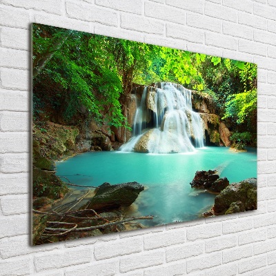 Quadro in verde Cascata