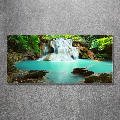 Quadro in verde Cascata