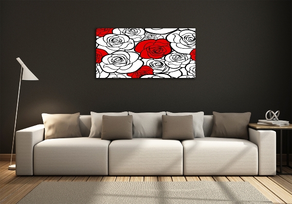 Quadro vetro Rose