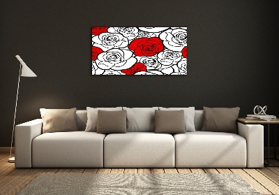 Quadro vetro Rose