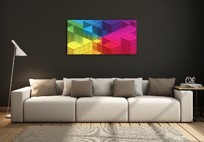 Quadro in verde Sfondo geometrico