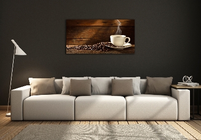 Quadro in verde Una tazza di caffè