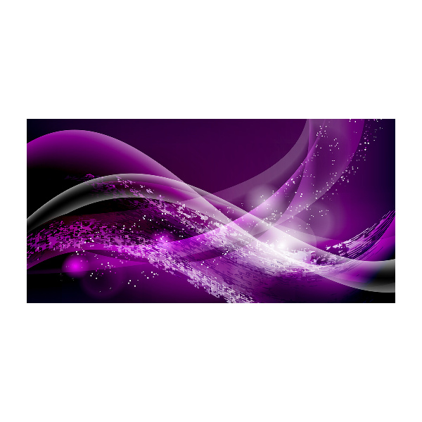 Quadro su vetro Onda astratta