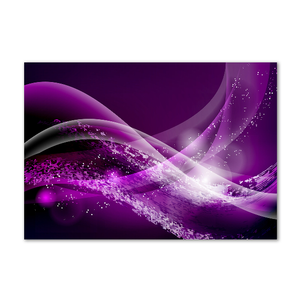 Quadro su vetro Onda astratta