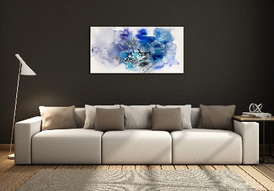 Quadro vetro Fiori astratti