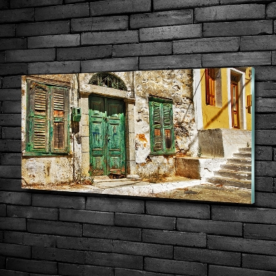 Quadro su vetro Strade greche