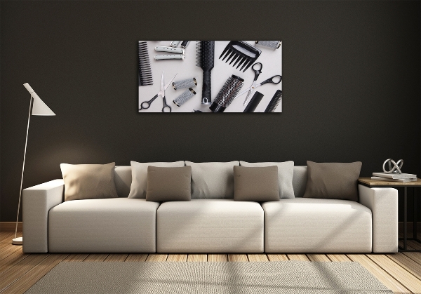 Quadro vetro Strumenti da parrucchiere