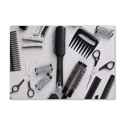 Quadro vetro Strumenti da parrucchiere