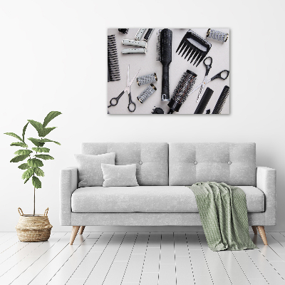 Quadro vetro Strumenti da parrucchiere