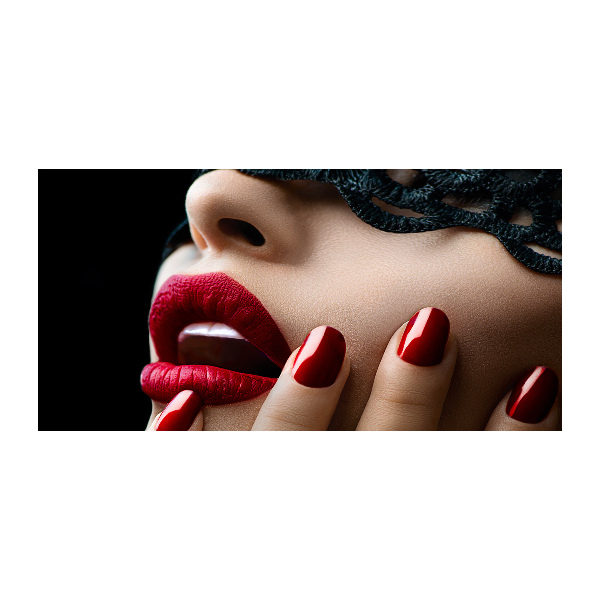 Quadro vetro Maschera di pizzo