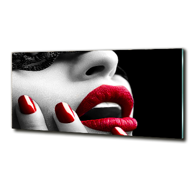 Quadro in vetro Maschera di pizzo