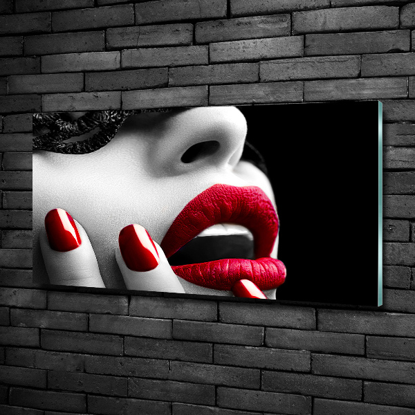 Quadro in vetro Maschera di pizzo