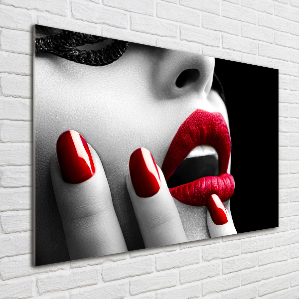 Quadro in vetro Maschera di pizzo