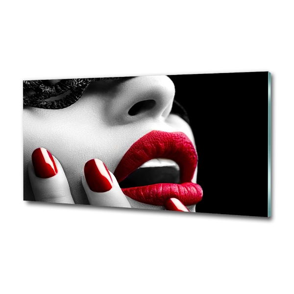 Quadro in vetro Maschera di pizzo