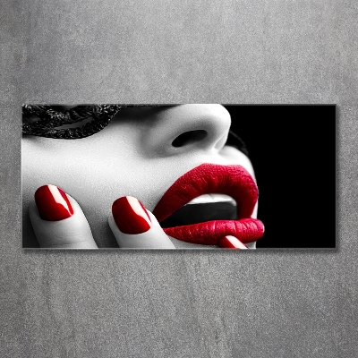 Quadro in vetro Maschera di pizzo