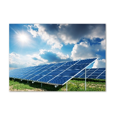 Quadro in vetro Batterie solari
