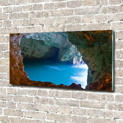 Quadro su vetro Grotta marina