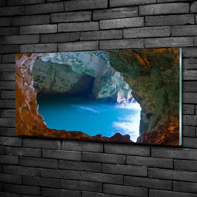 Quadro su vetro Grotta marina