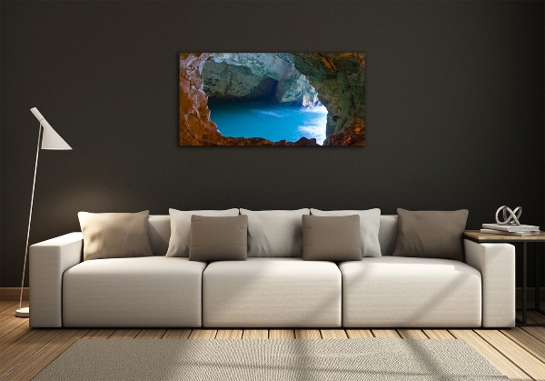 Quadro su vetro Grotta marina