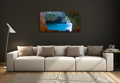 Quadro su vetro Grotta marina