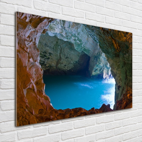 Quadro su vetro Grotta marina