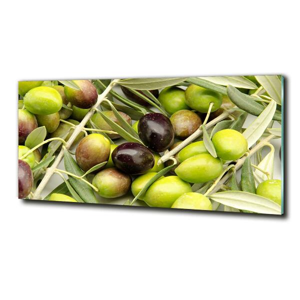 Quadro in vetro Olive fresche