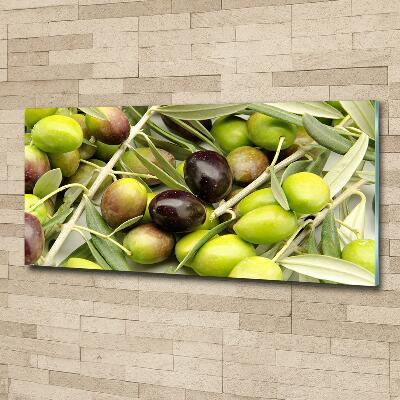 Quadro in vetro Olive fresche