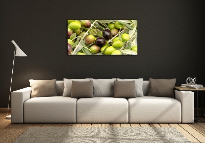 Quadro in vetro Olive fresche