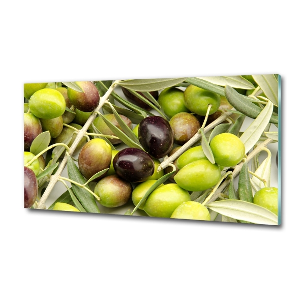 Quadro in vetro Olive fresche