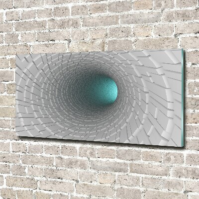 Quadro su vetro Tunnel 3D