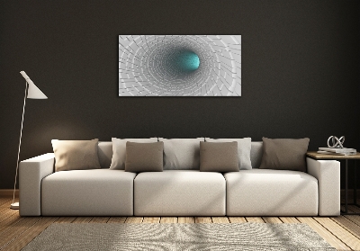 Quadro su vetro Tunnel 3D