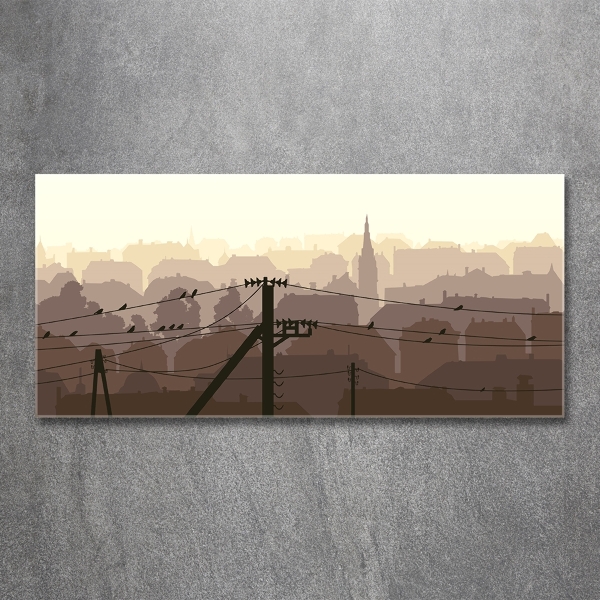 Quadro su vetro Linea urbana