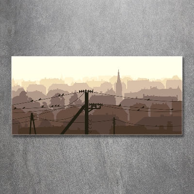 Quadro su vetro Linea urbana