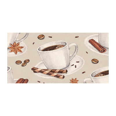 Quadro in vetro Una tazza di caffè