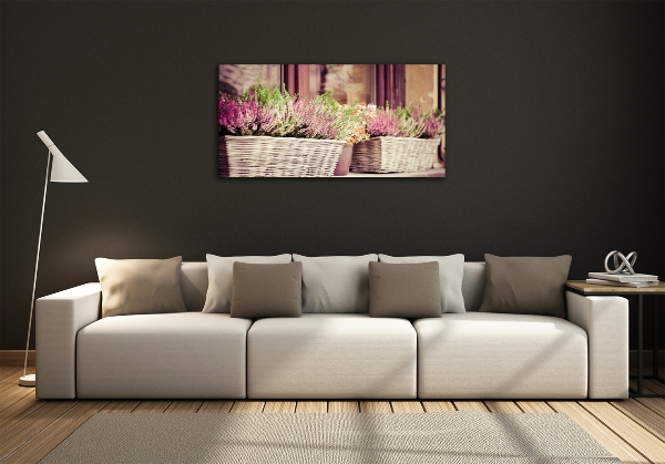 Quadro in verde Lavanda in vaso