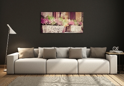 Quadro in verde Lavanda in vaso