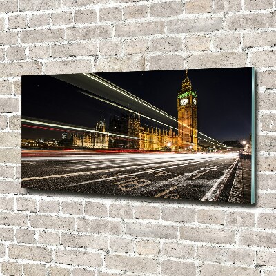 Quadro vetro Big Ben di Londra