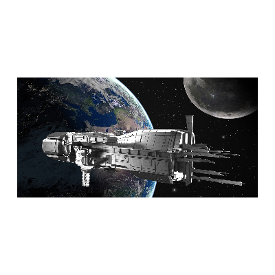 Quadro vetro Astronave