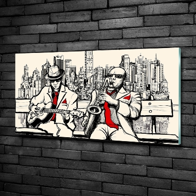 Quadro in verde New York Jazz